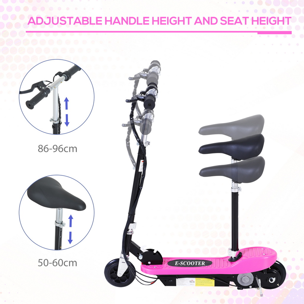 VoltRide™ Electric Scooter – Pink