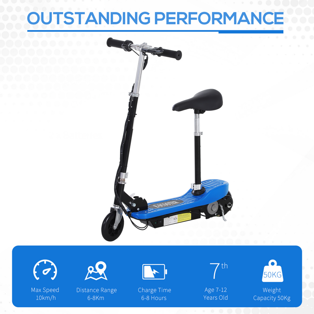 VoltRide™ Electric Scooter – Blue