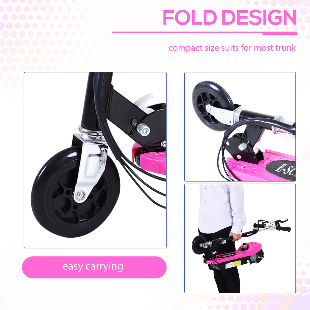 VoltRide™ Electric Scooter – Pink