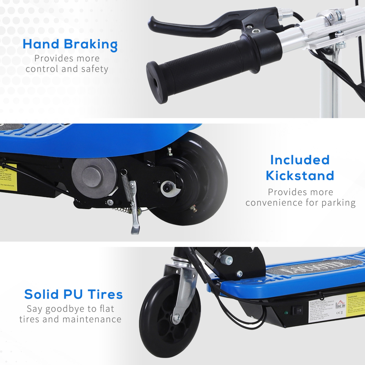 VoltRide™ Electric Scooter – Blue